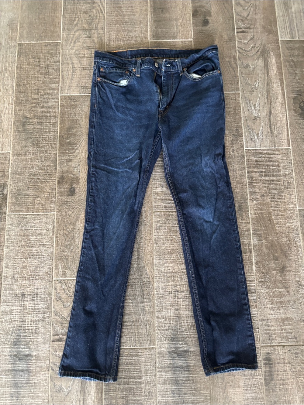 Levi’s Classic Men’s Dark Blue Slim Fit Jeans 511 W 34 L 32